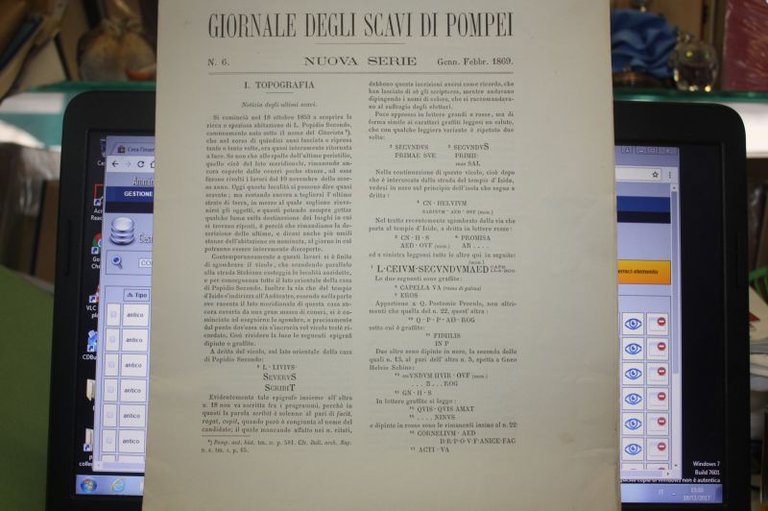 SI COMINCIO' NEL 18 OTTOBRE 1853 A SCOPRIRE LA RICCAABITAZIONE …