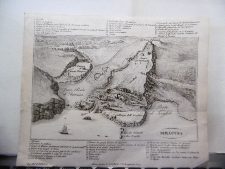 SIRACUSA MAPPA VALLARDI ED.1800