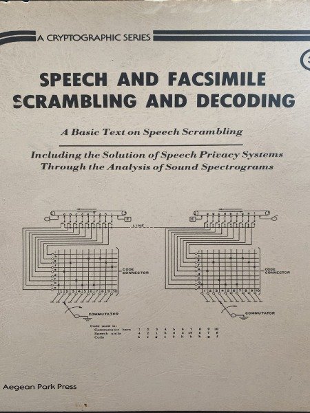 SPEED AND FACSIMILE SCRAMBLING AND DECODING
