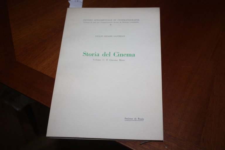 STORIA DEL CINEMA GIULIO CESARE CASTELLO TIPO LITOGRAFIA 1958