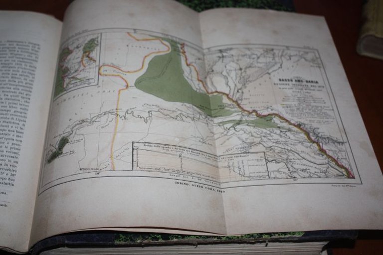 STRARIPAMENTO DELL'AMU-DARIA NELL'ESTATE 1878 ING.C.V.HELLMANN COSMOS VOL VI 1880