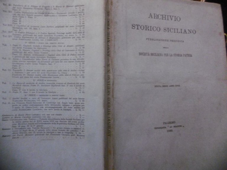 STUDI DANTESCHI IN SICILIA ARCHIVIO STORICO SICILIANO ANNO XVIII FASC.III