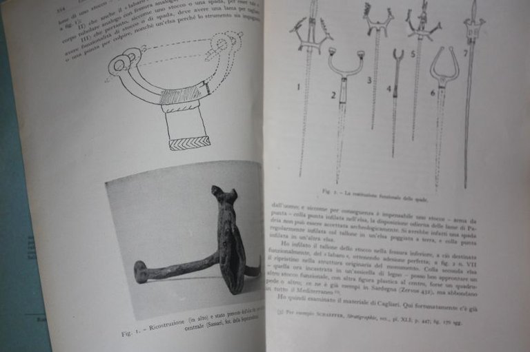 SULLA STRUTTURA ORIGINARIA DELE SPADE SARDE 1958 FERRI S.