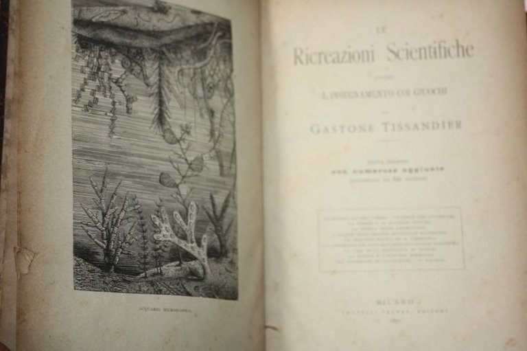 Tissandier, Le ricreazioni scientifiche ovvero l'insegnamento coi giuochi,1897