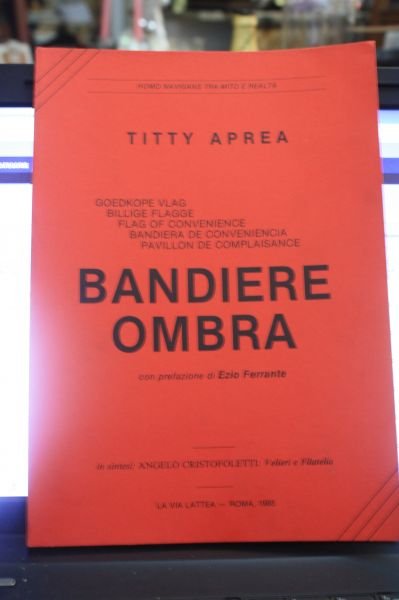 TITTY APREA BANDIERE OMBRA LA VIA LATTEA ROMA 1985