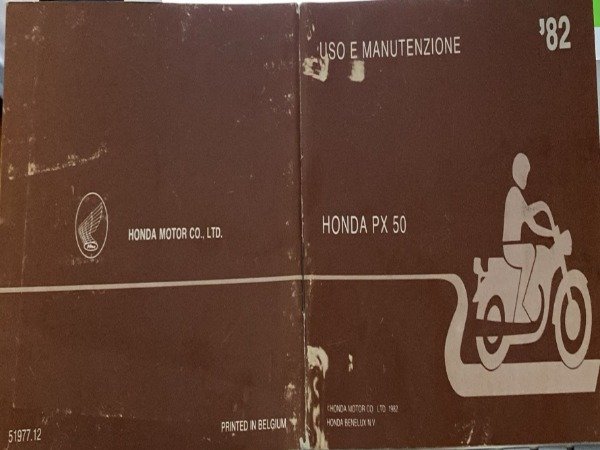 USO E MANUTENZIONE 1982 HONDA PX 50