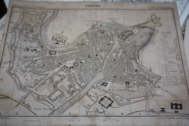 VERONE INCISIONE DUPAYS PIANTINA 1800