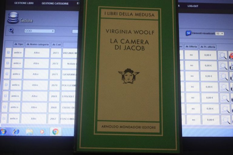 VIRGINIA WOOLF LA CAMERA DI JACOB MONDADORI MEDUSA 1980