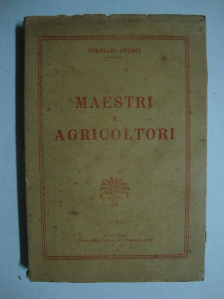 Maestri e agricoltori