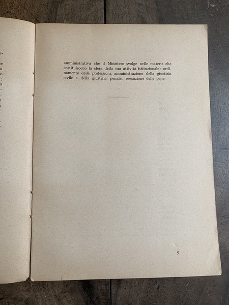 L'attività del Ministero di Grazia e Giustizia nell'anno 1941 (Relazione …