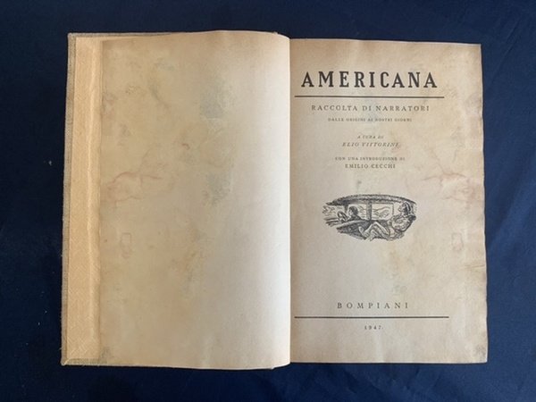 Americana (Raccolta di narratori, dalle origini ai nostri giorni)