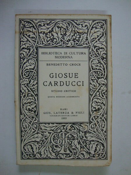 Giosue Carducci (Studio critico)