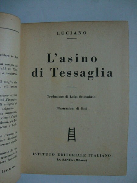 L'asino di Tessaglia