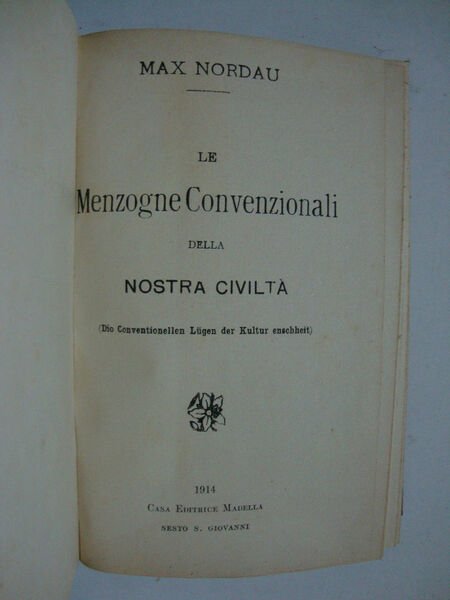 Le menzogne convenzionali della nostra civiltà - Paradossi