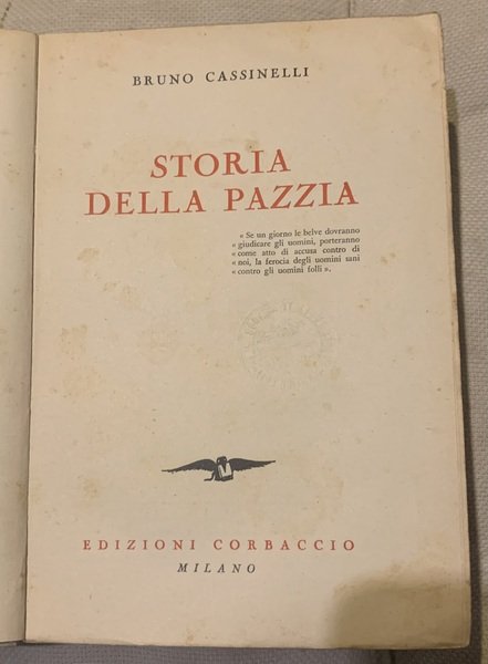Storia della pazzia