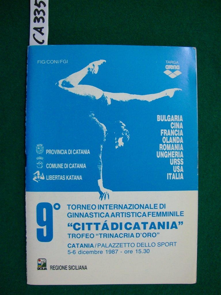 9° Torneo Internazionale di ginnastica artistica femminile "Città di Catania" …