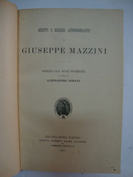 Scritti e ricordi autobiografici