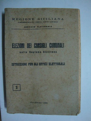 Elezioni dei consigli comunali nella Regione Siciliana (Istruzioni per gli …