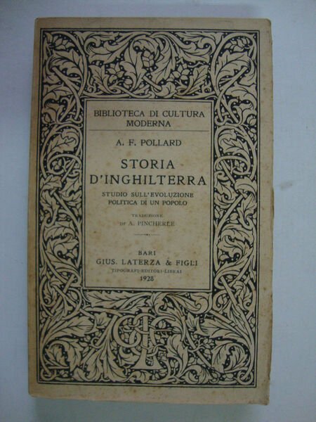 Storia d'Inghilterra (Studio sull'evoluzione di un popolo)