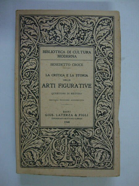 La critica e la storia delle Arti Figurative (Questioni di …