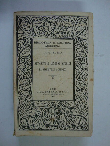 Ritratti e disegni storici (Da Machiavelli a Carducci) | Immagine principale