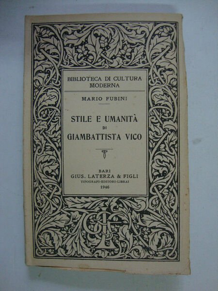Stile e umanità di Giambattista Vico | Immagine principale