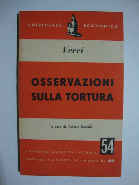 Osservazioni sulla tortura