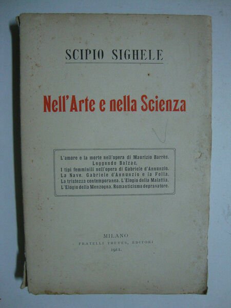 Nell'arte e nella scienza