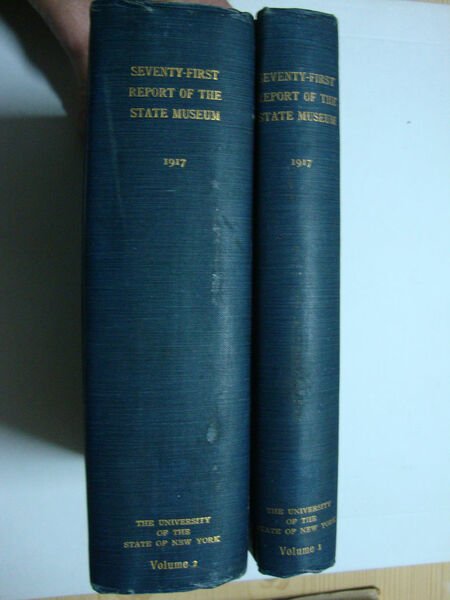 New York State Museum (70th annual report, 1916 voll. I/II …