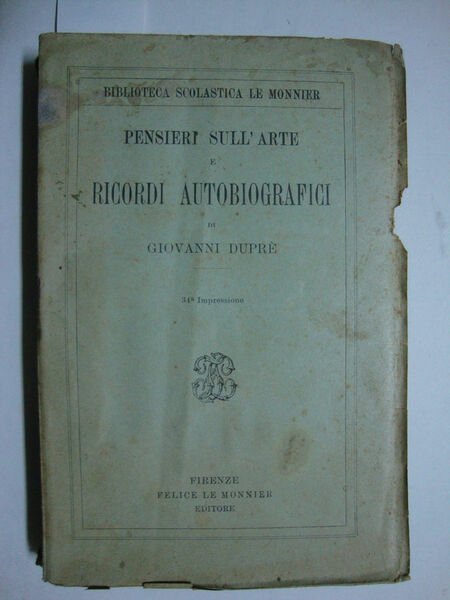 Pensieri sull'arte e ricordi autobiografici