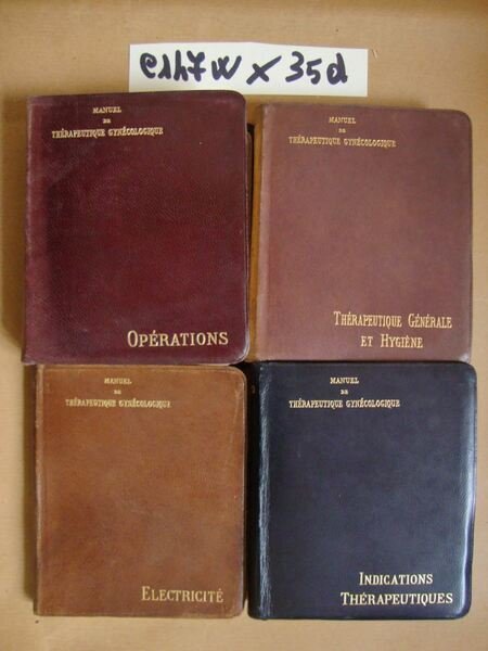 Manuel de therapeutique gynecologique