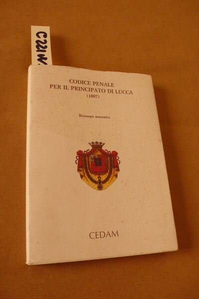 Codice penale per il Principato di Lucca (1807)