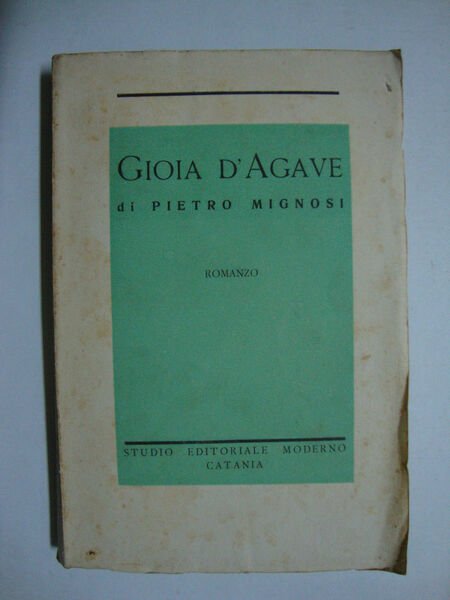 Gioia d'Agave (Romanzo)