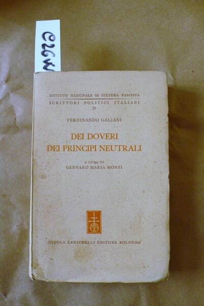 Dei doveri dei principi neutrali