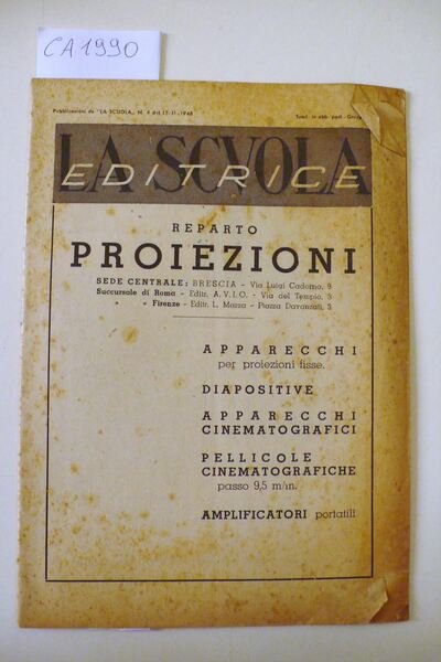 La scuola - Reparto proiezioni (Apparecchi per proiezioni fisse, diapositive, … | Immagine principale