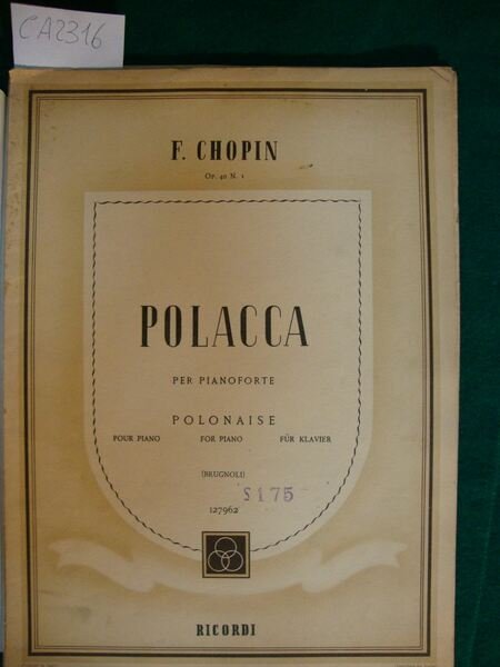Polacca (per pianoforte - Op. 40 n. 1), Notturno in …