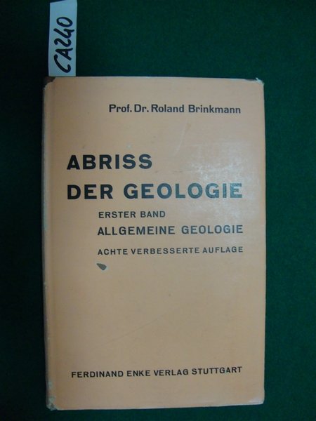 Abriss der Geologie - Bergrundet durch E. Kayser | Immagine principale