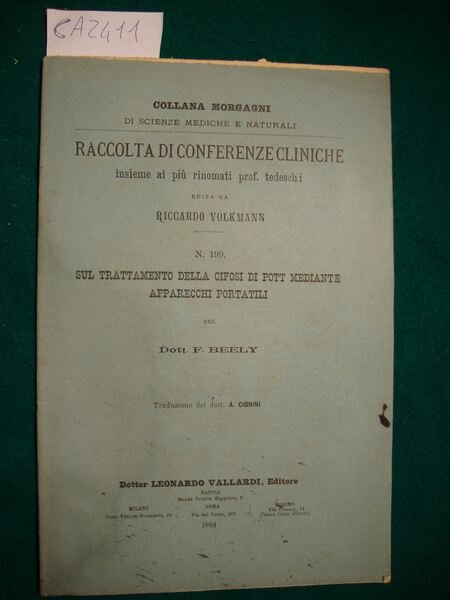 Raccolta di conferenze cliniche insieme ai più rinomati prof. tedeschi …