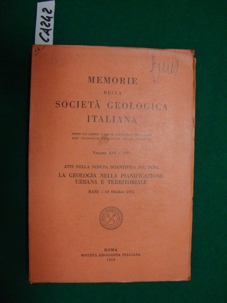 Memorie della società geologica italiana | Immagine principale