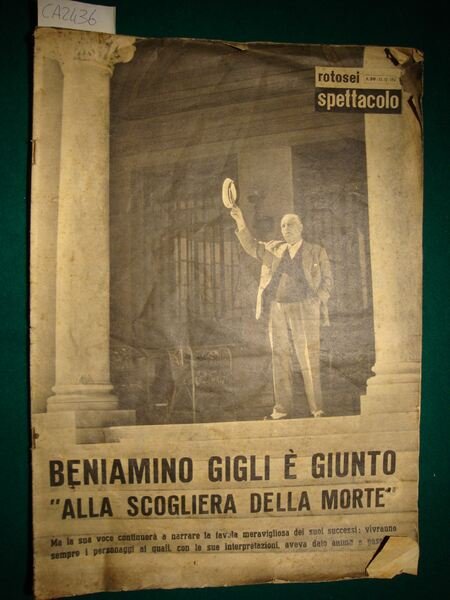 Rotosei - Spettacolo - n. 39 del 13-12-1957 - Beniamino …