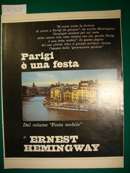 Parigi è una festa - Estratto in anticipo dal volume …