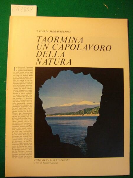 L'Italia Meravigliosa - Taormina, un capolavoro della natura (periodico) | Immagine principale