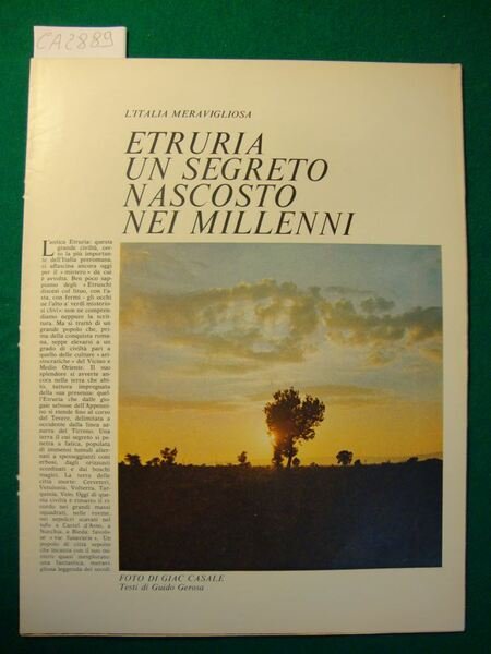 L'Italia Meravigliosa - Etruria, un segreto nascosto nei millenni (periodico)