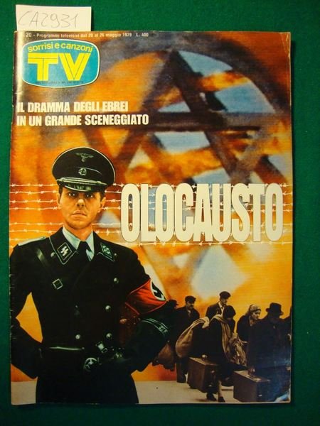 Olocausto in L'Espresso - Radio Corriere TV - TV Sorrisi e Canzoni dai seguenti titoli: Olocausto - Uno speciale televisivo dello sterminio degli Ebrei; Il dramma degli Ebrei in un grande sceneggiato;Le immagini di - Olocausto - - Dalla realtà alla TV