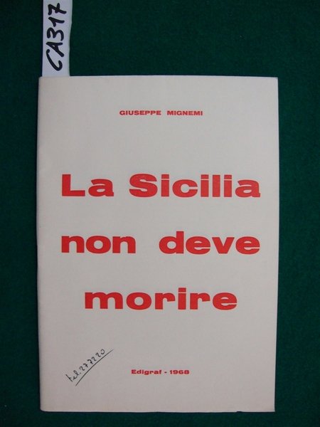 La Sicilia non deve morire | Immagine principale