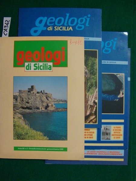Geologi di Sicilia (periodico) | Immagine principale