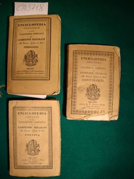 Enciclopedia portatile o sia collezione privata di compendii separati sulle …