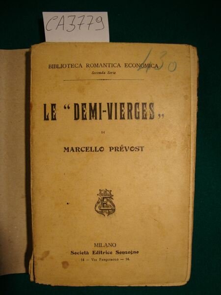 Le - Demi-Vierges - - Romanzo