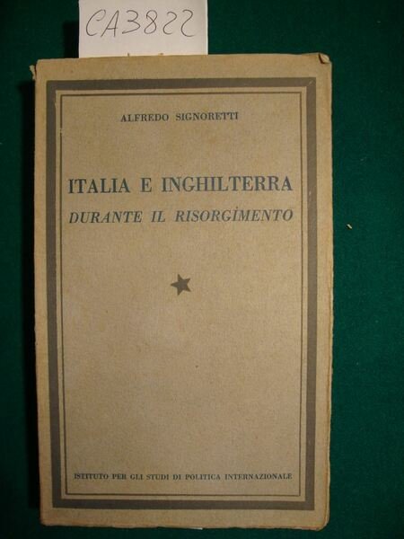Italia e Inghilterra - Durante il Risorgimento