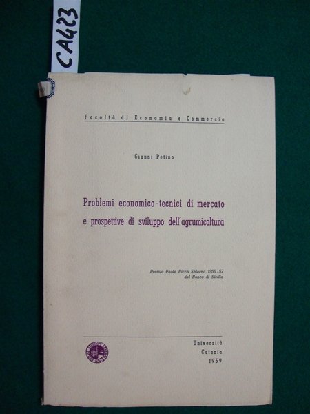 Problemi economico - tecnici di mercato e prospettive di sviluppo … | Immagine principale